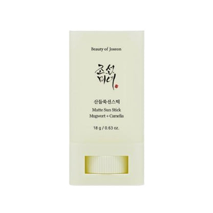 BEAUTY OF JOSEON Matte Sun Stick: Mugwort + Camellia (SPF 50+ PA+++)