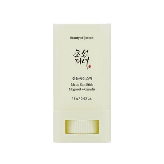 BEAUTY OF JOSEON Matte Sun Stick: Mugwort + Camellia (SPF 50+ PA+++)